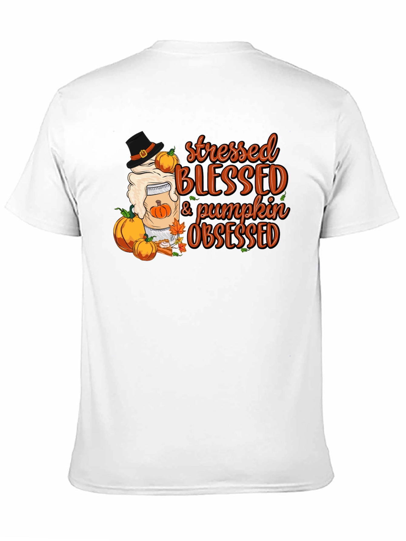 Stressed Blessed Pumpkin Obsessed T-Shirt