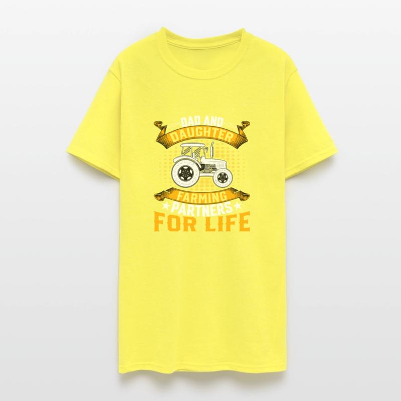 Dad And Daughter Farming Partners Fathers Day