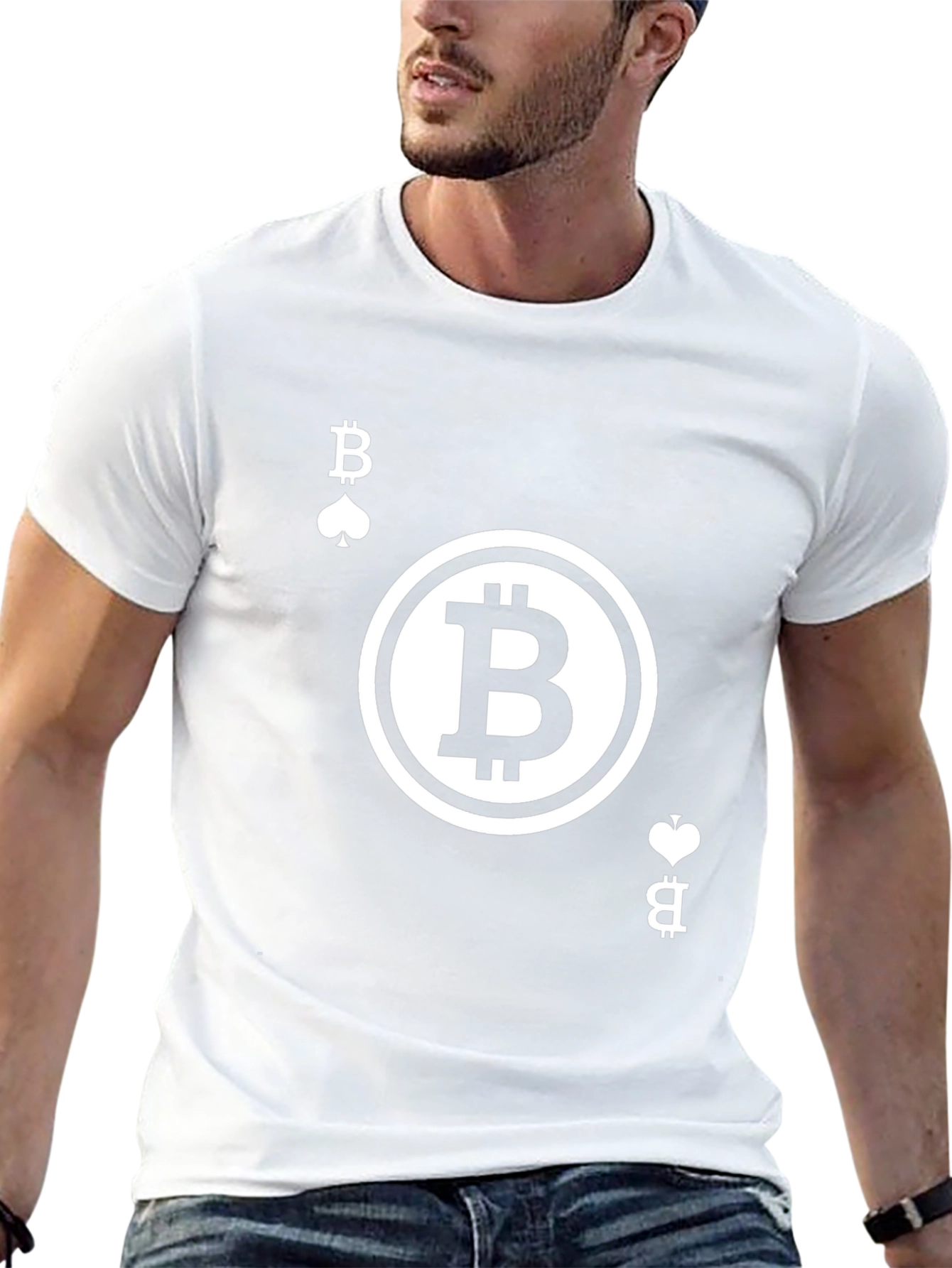 Bitcoin Ace Black T-Shirt