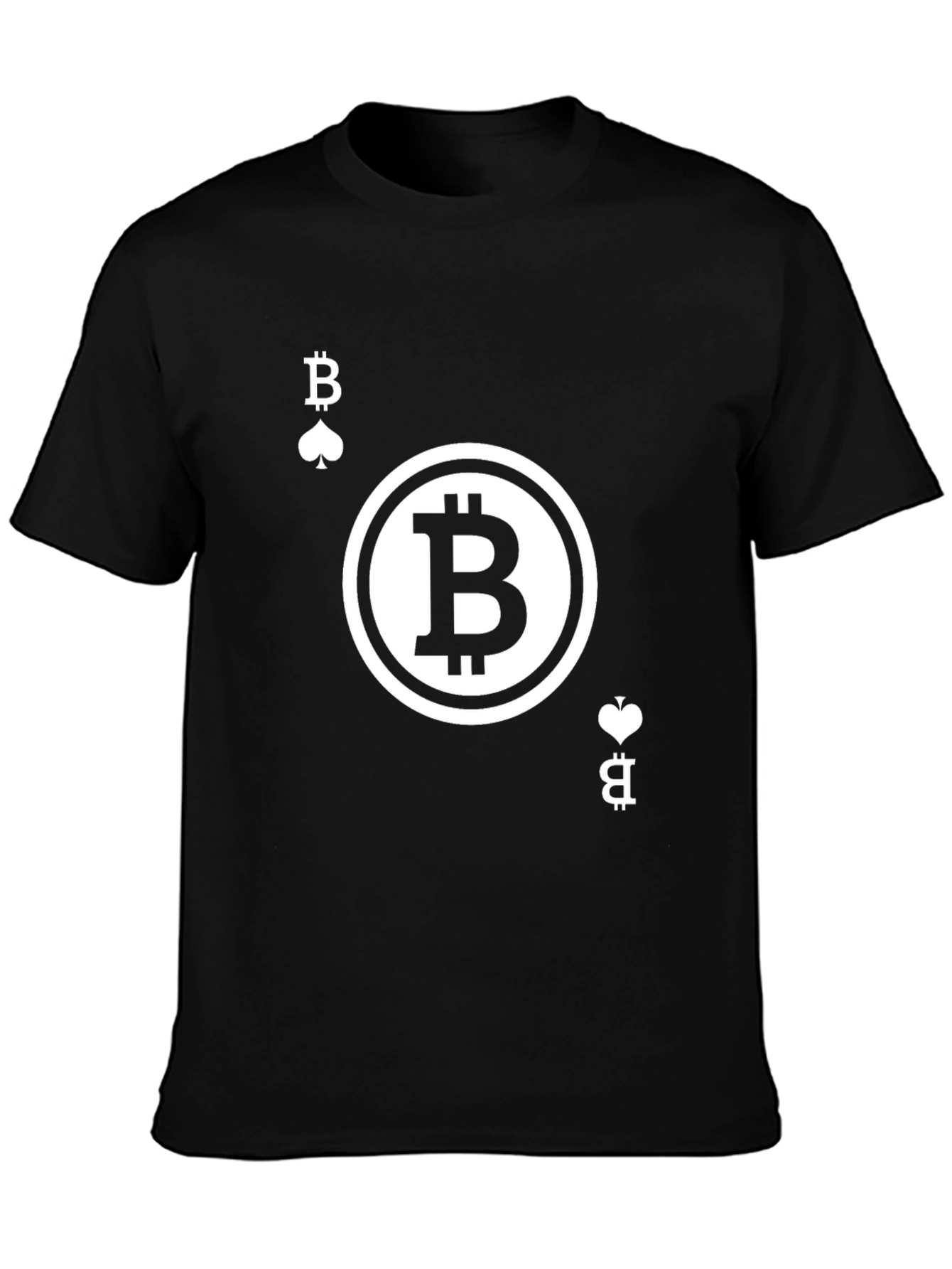 Bitcoin Ace Black T-Shirt