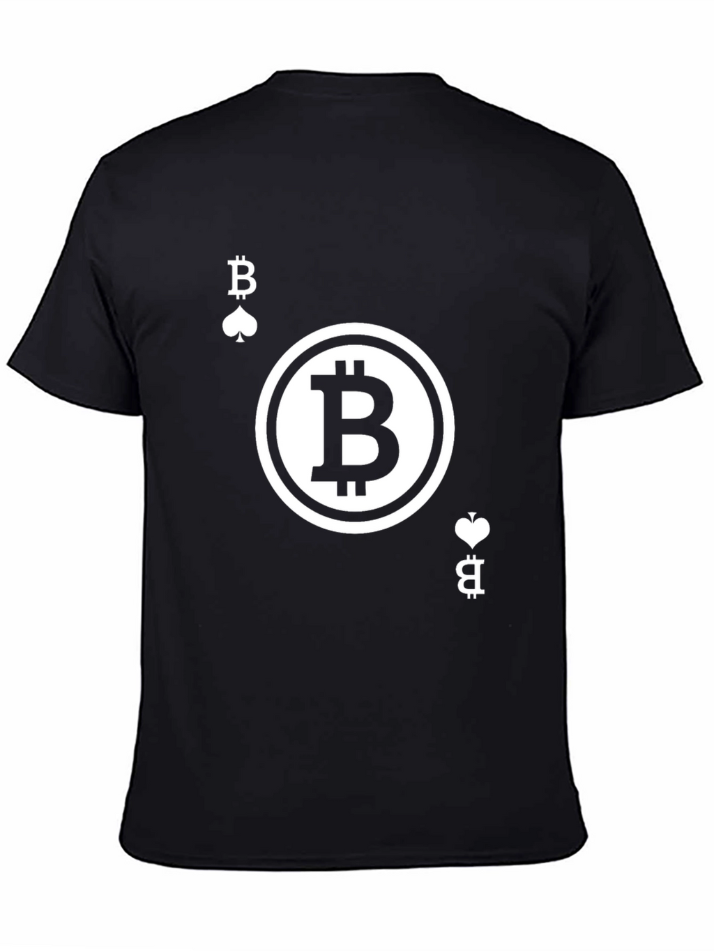 Bitcoin Ace Black T-Shirt