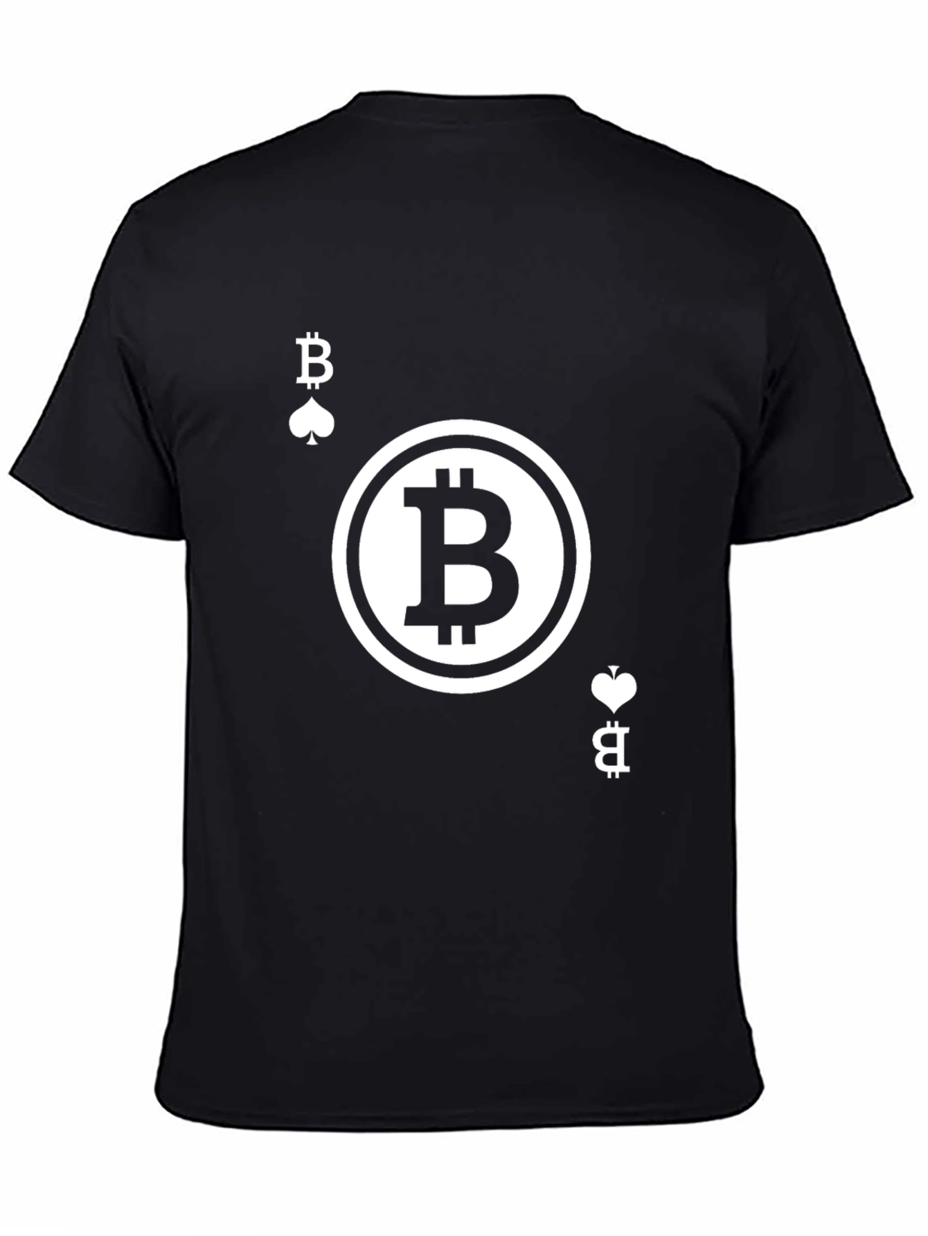 Bitcoin Ace Black T-Shirt