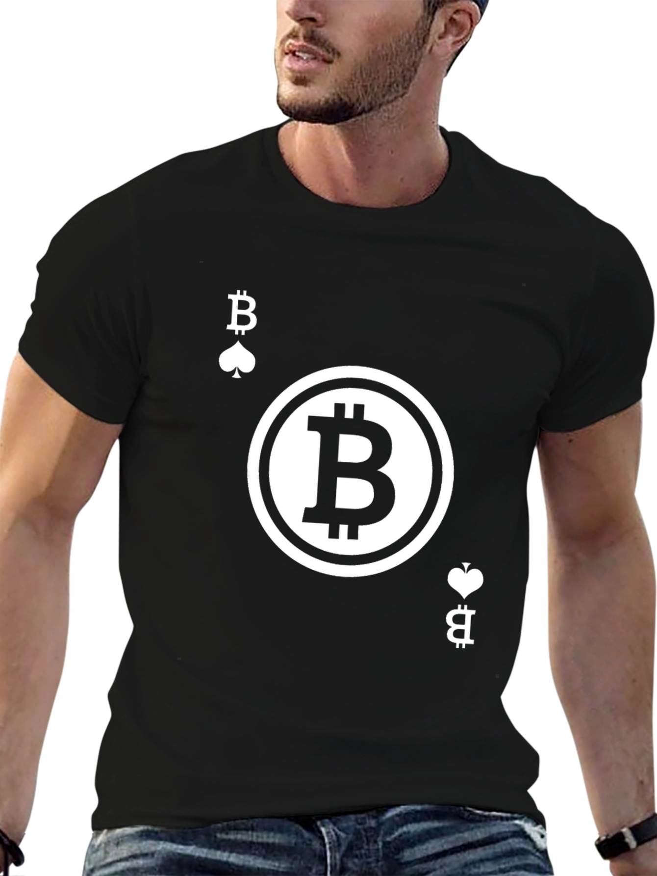 Bitcoin Ace Black T-Shirt