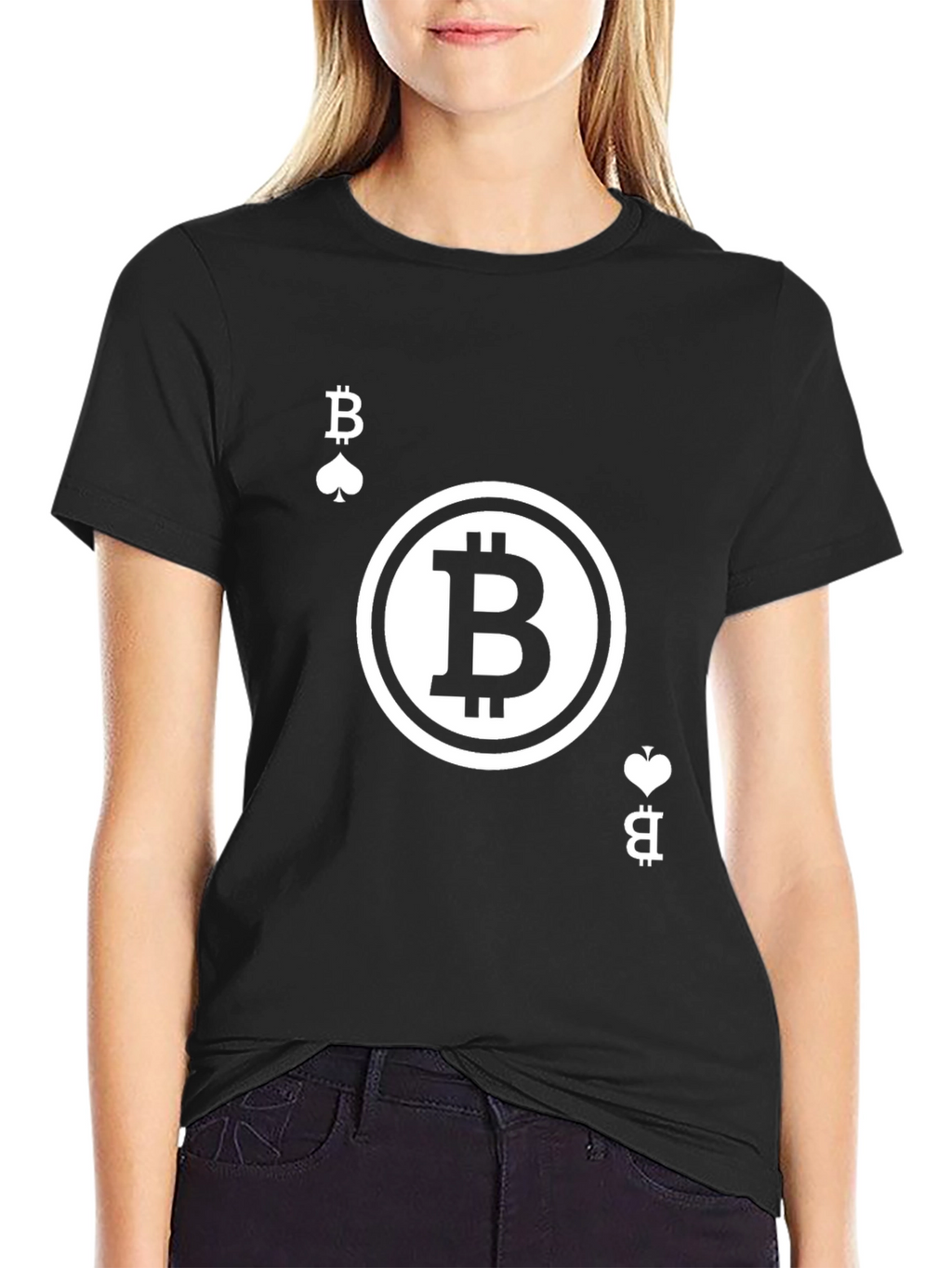 Bitcoin Ace Black T-Shirt