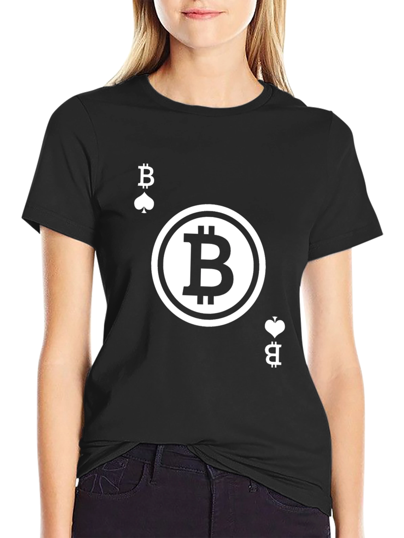 Bitcoin Ace Black T-Shirt