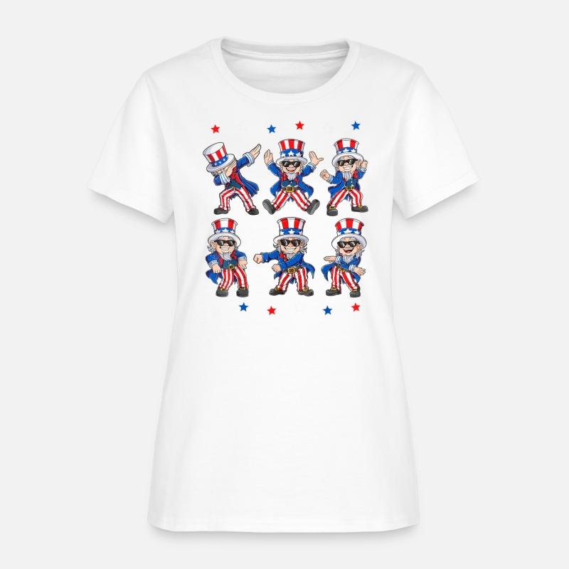 Dancing Dabbing Uncle Sam 4th of July