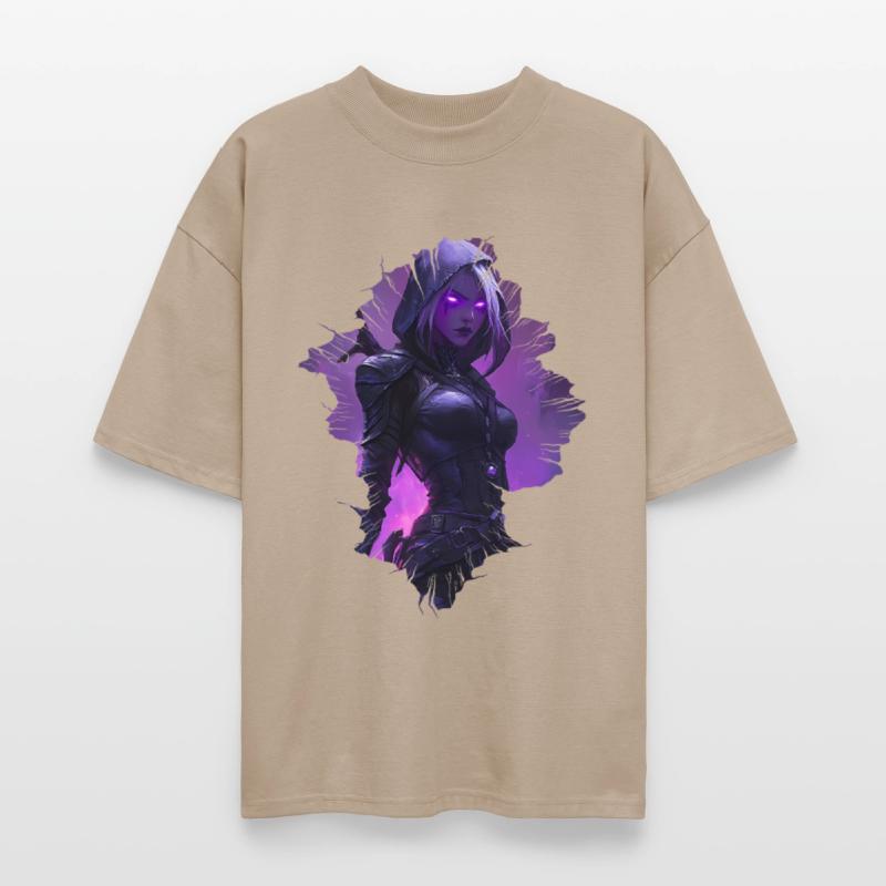 Dark Elf Warrior With A Purple Look