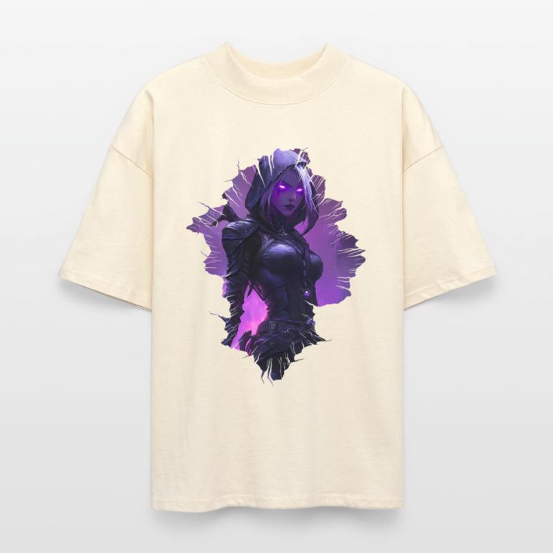 Dark Elf Warrior With A Purple Look