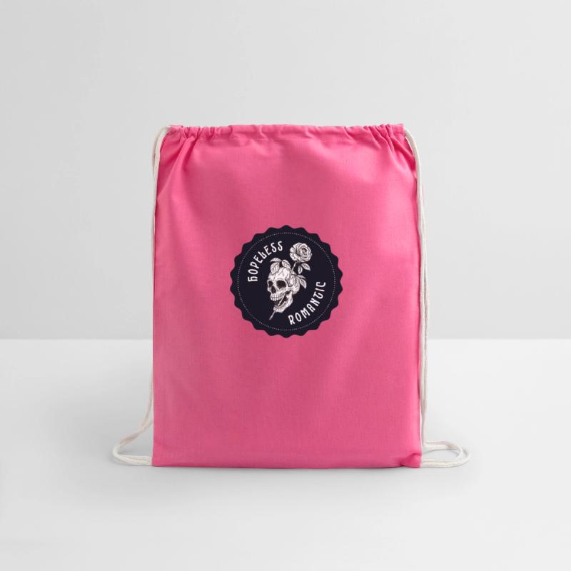 Dark Navy Illustrated Skull Hopeless Romantic