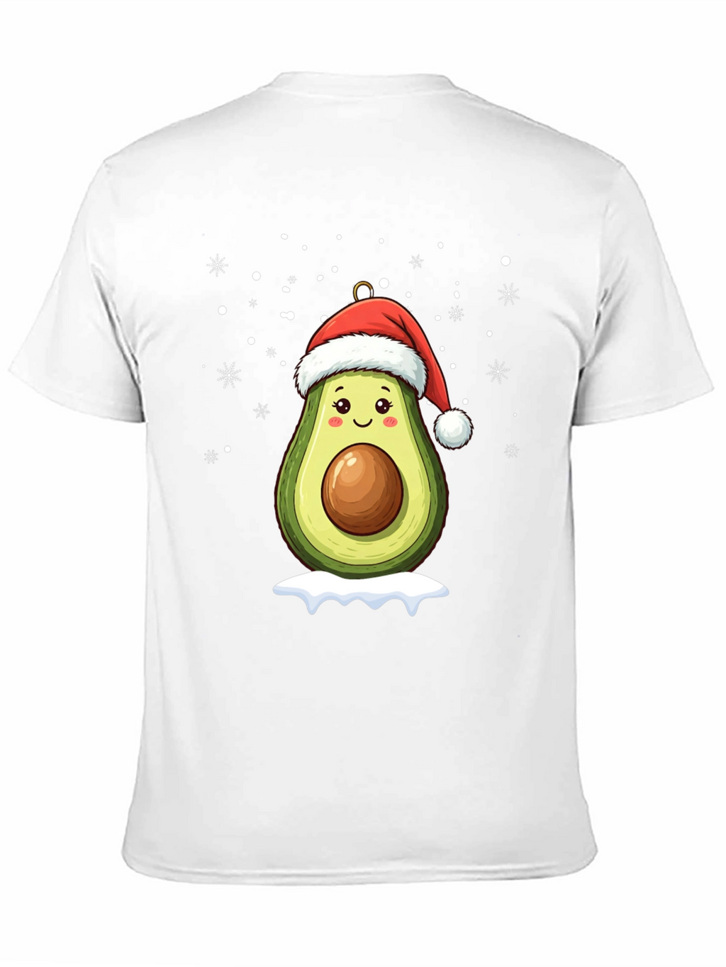 Festive Avocado Santa T-Shirt