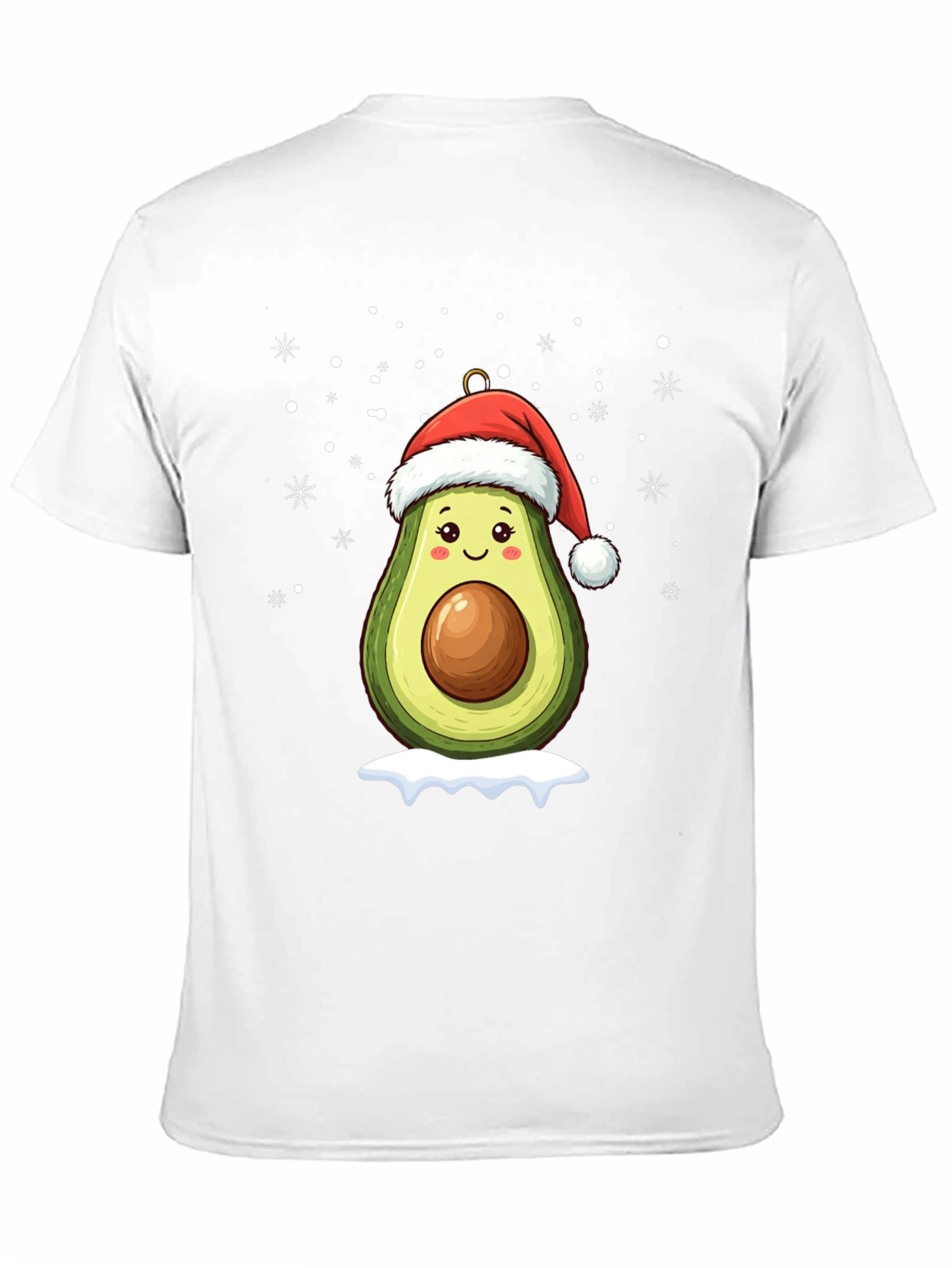 Festive Avocado Santa T-Shirt