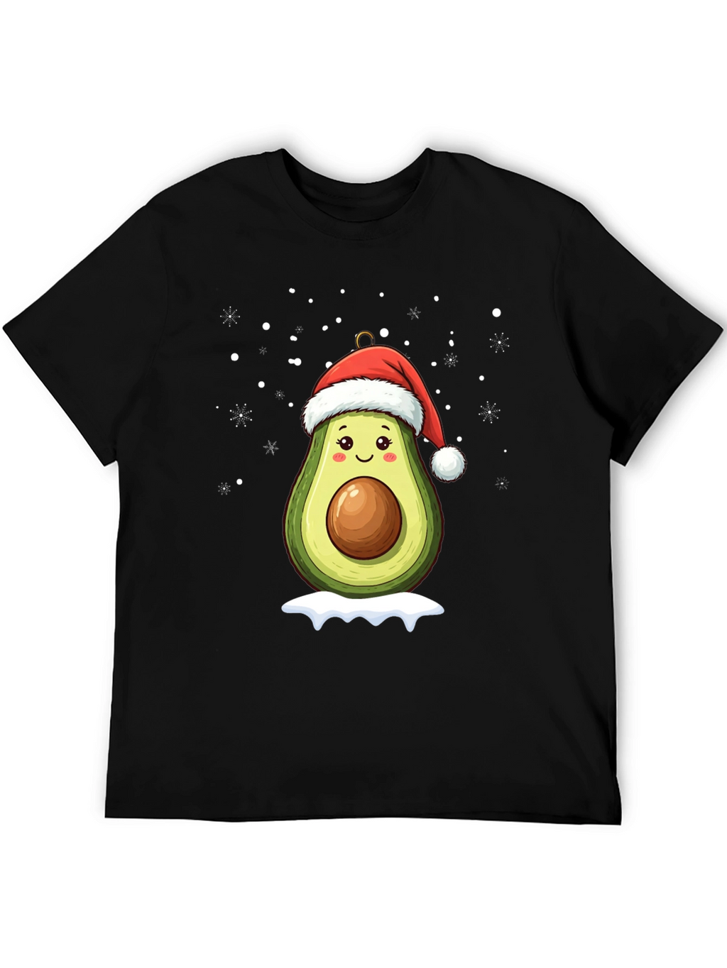 Festive Avocado Santa T-Shirt