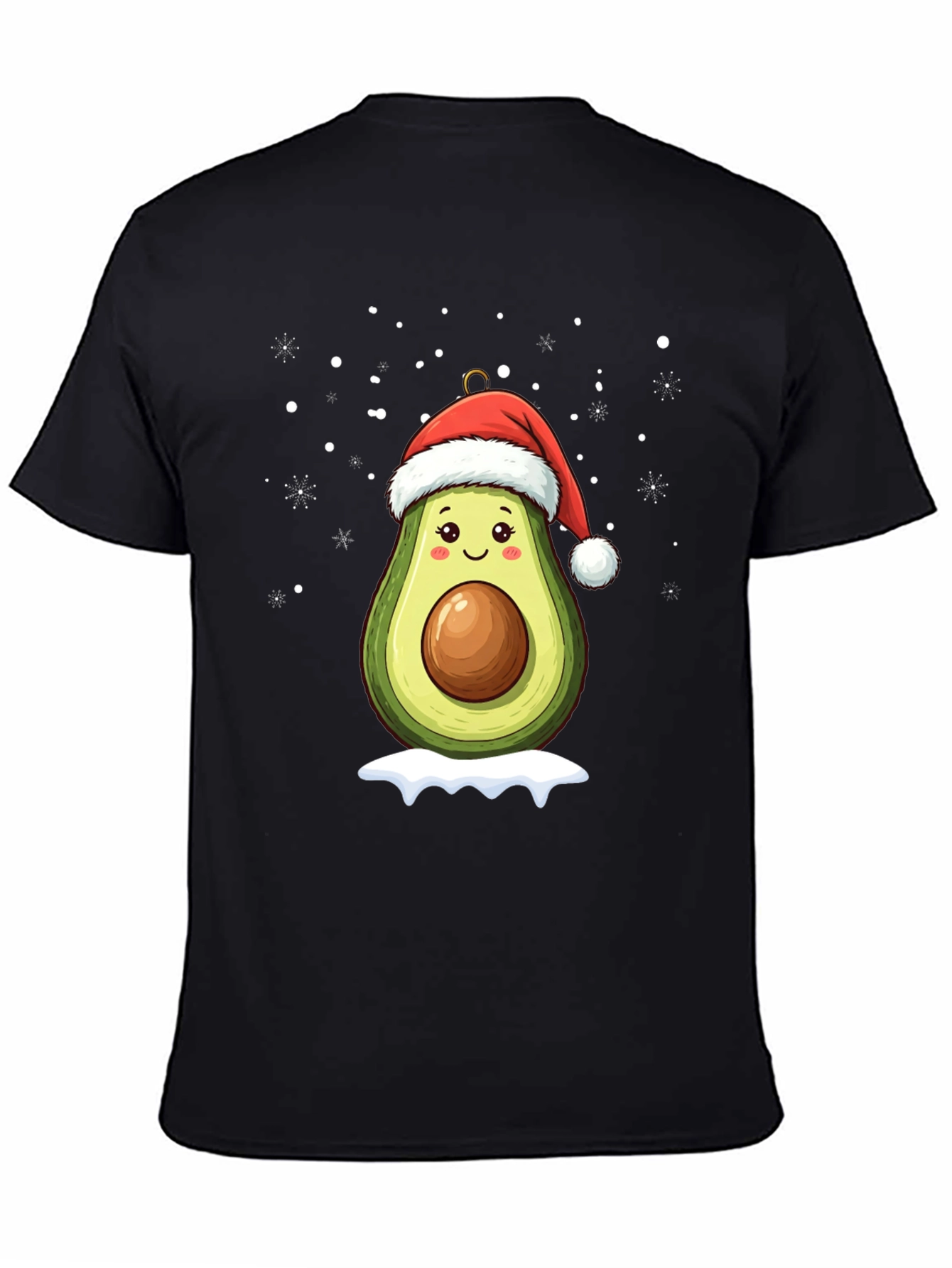 Festive Avocado Santa T-Shirt