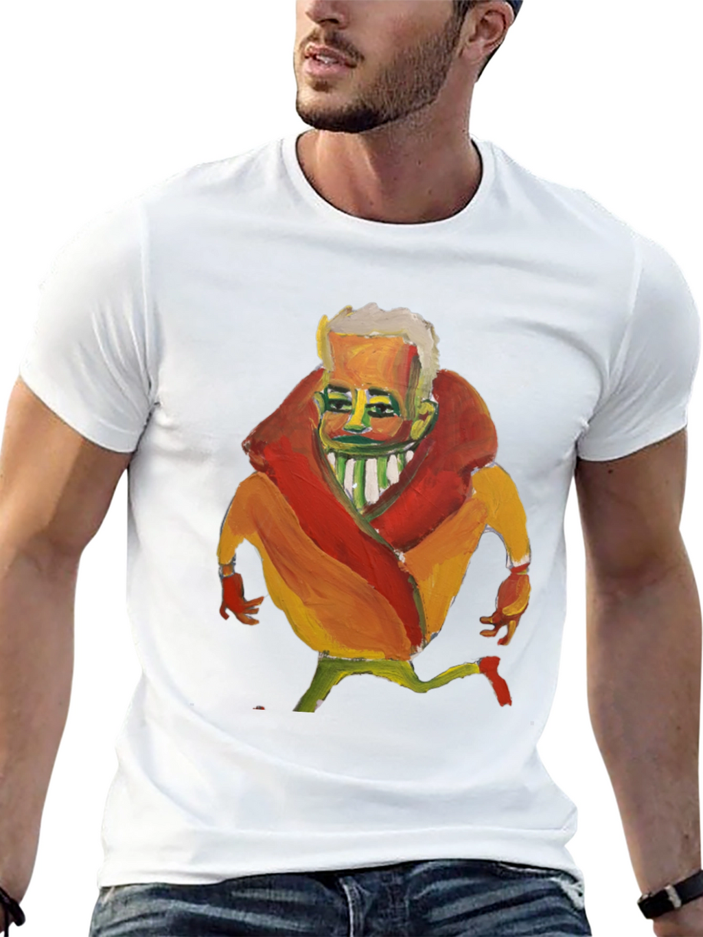 Abstract Art Graphic Tee - Unique Design