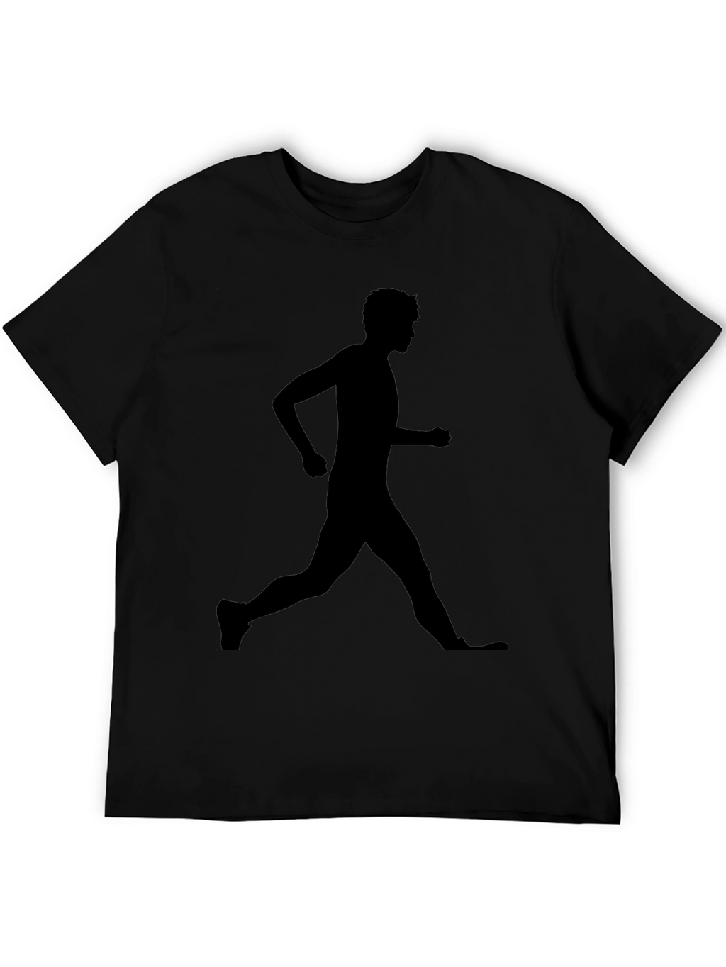 Silhouette Runner Graphic T-Shirt - Black