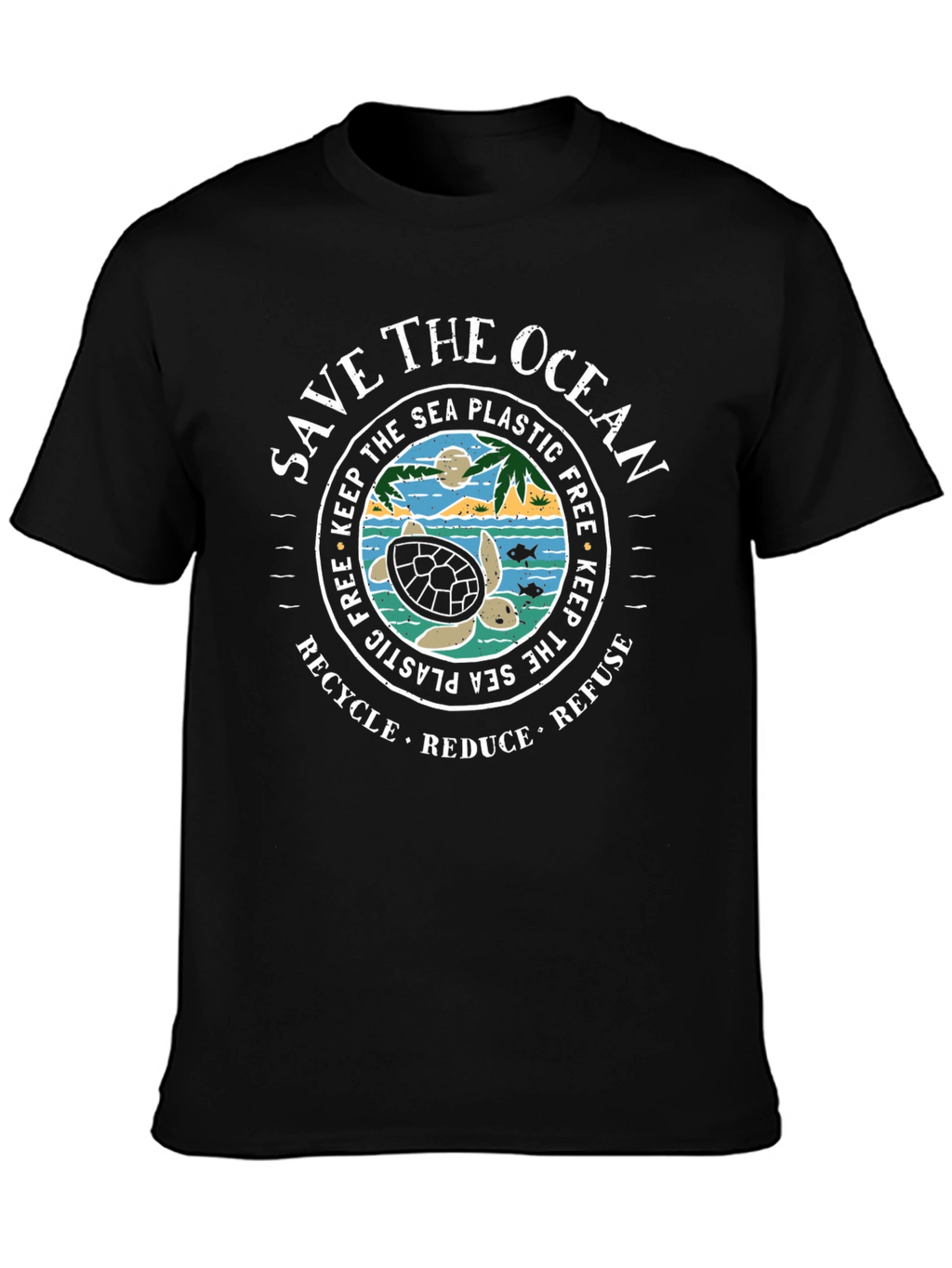 Save the Ocean Graphic T-Shirt
