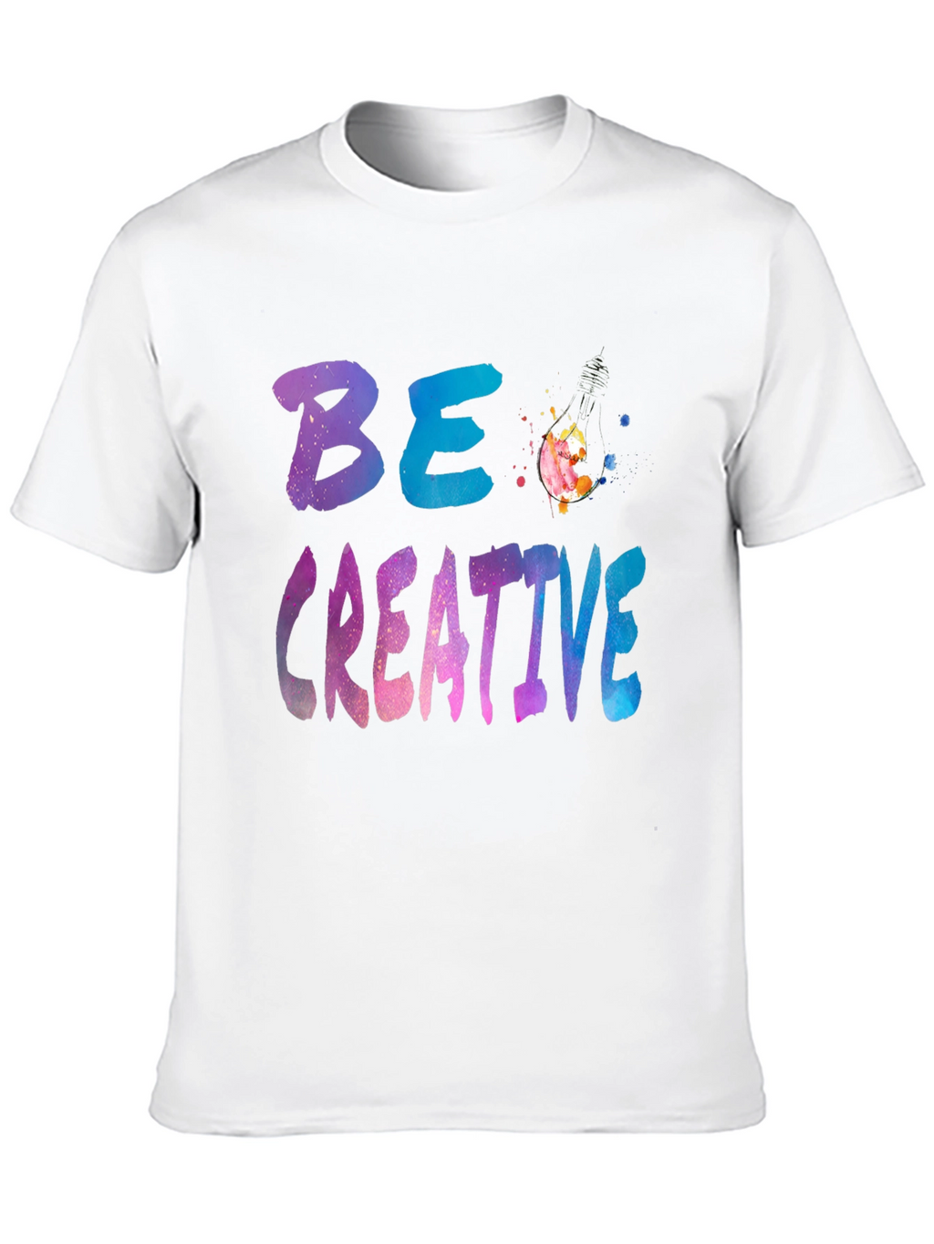 Be Creative Black Graphic Tee