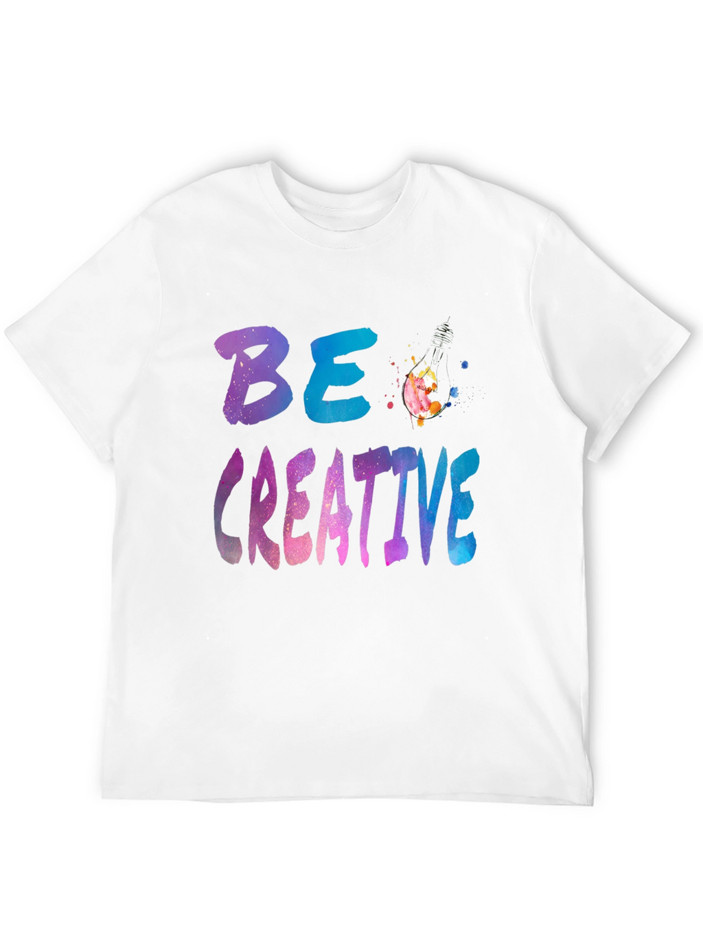 Be Creative Black Graphic Tee