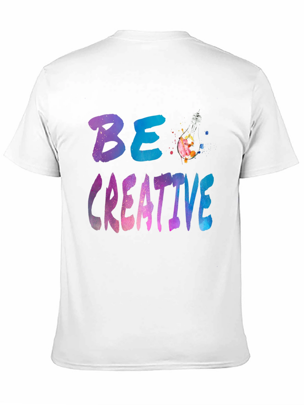 Be Creative Black Graphic Tee