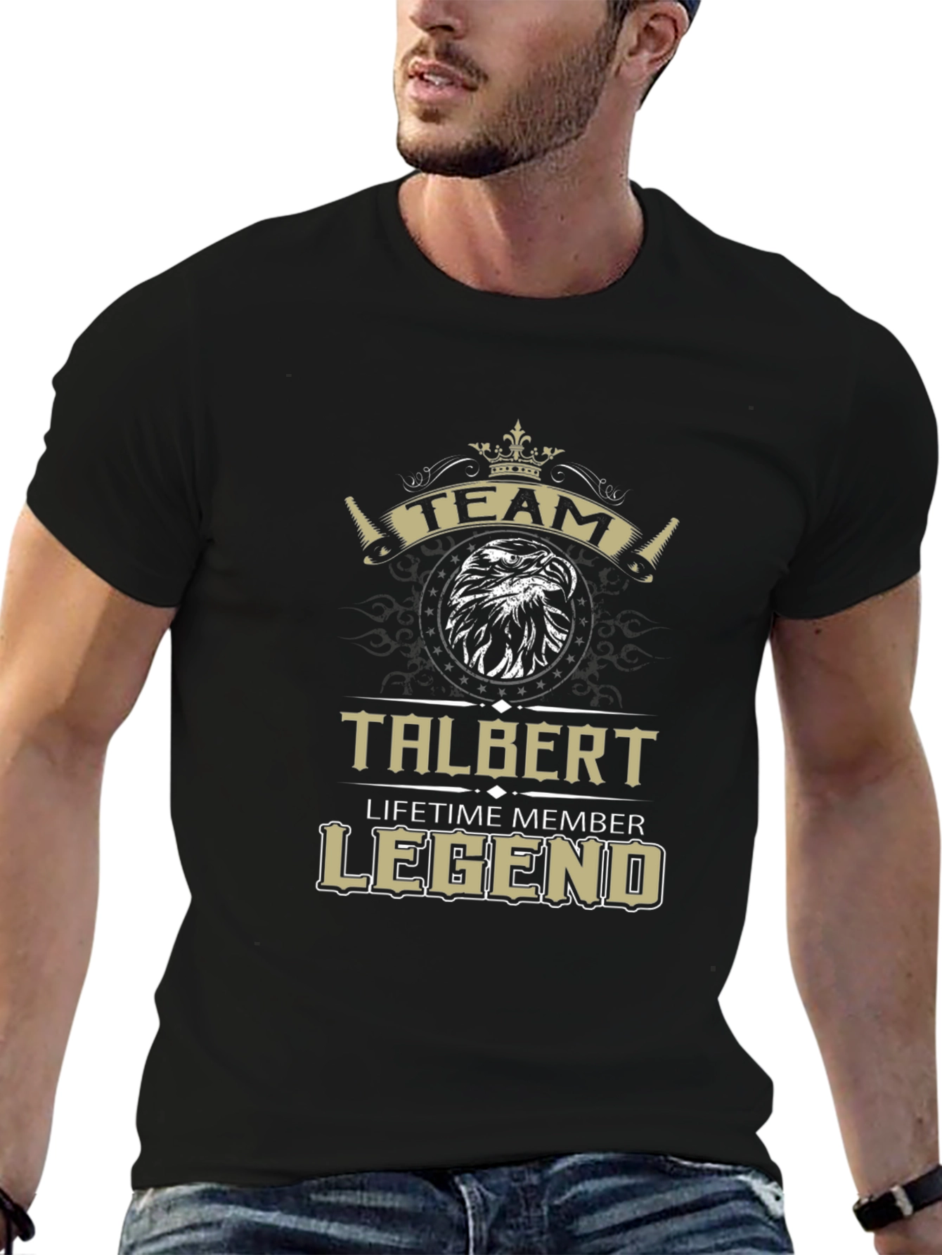 Talbert Team Legend Black Graphic T-Shirt