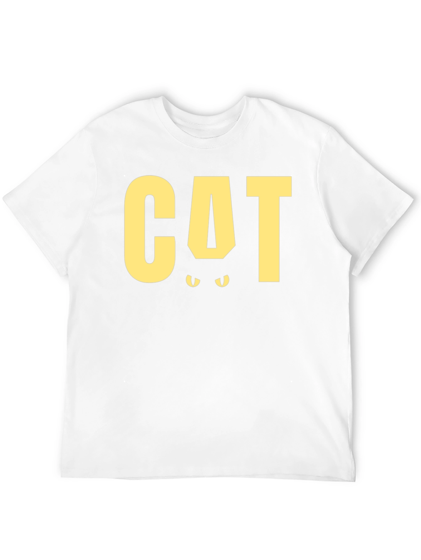 CAT Funny Graphic T-Shirt - Black Tee