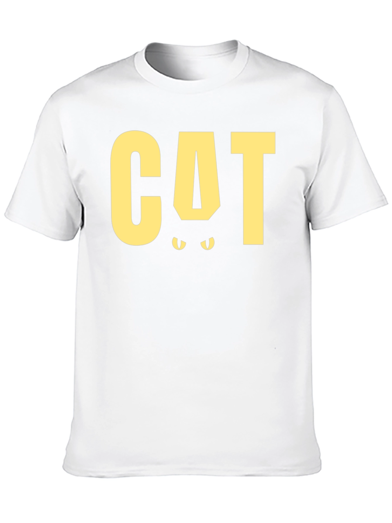 CAT Funny Graphic T-Shirt - Black Tee