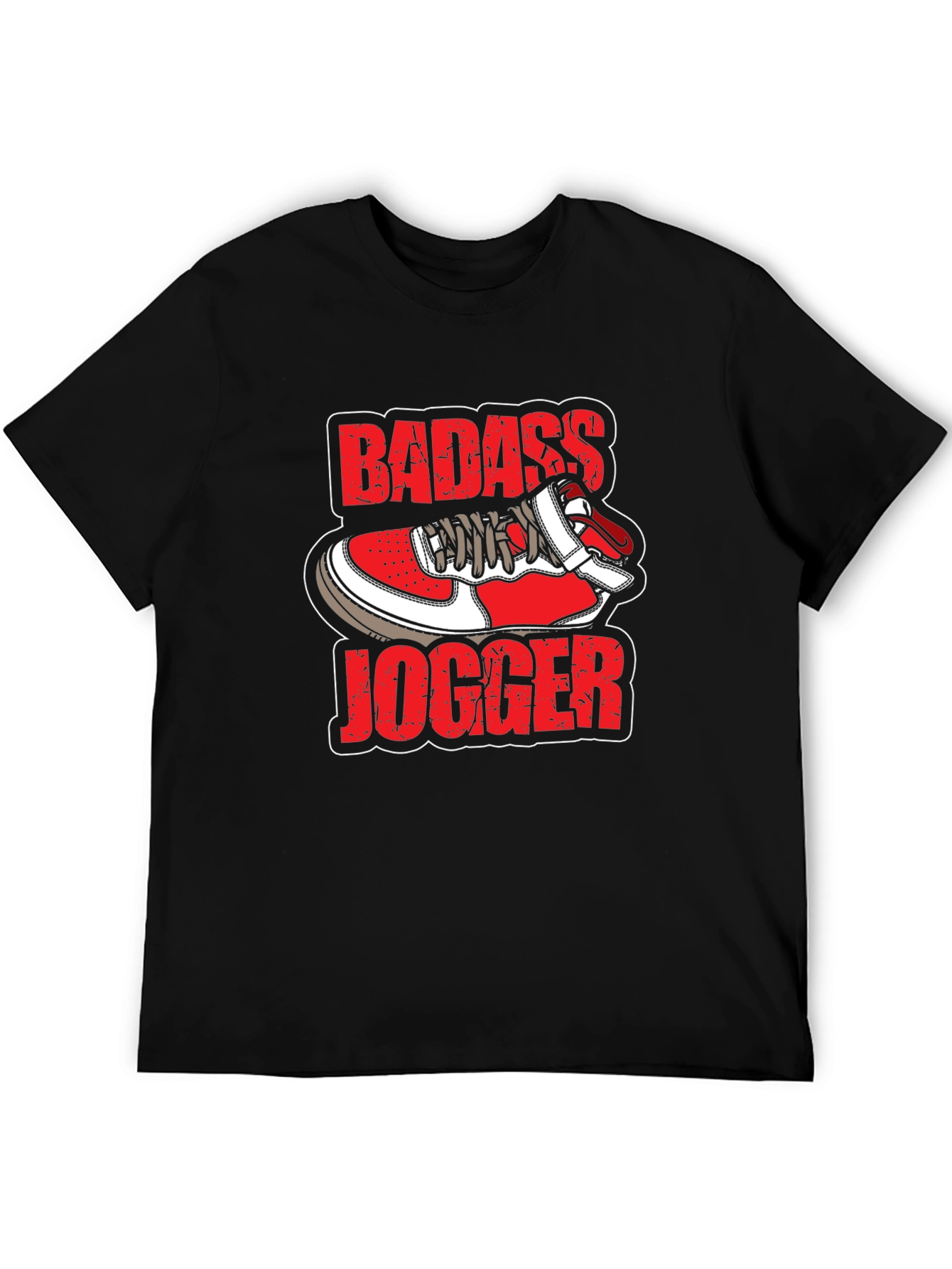 Badass Jogger T-Shirt - Cool Sneaker Design