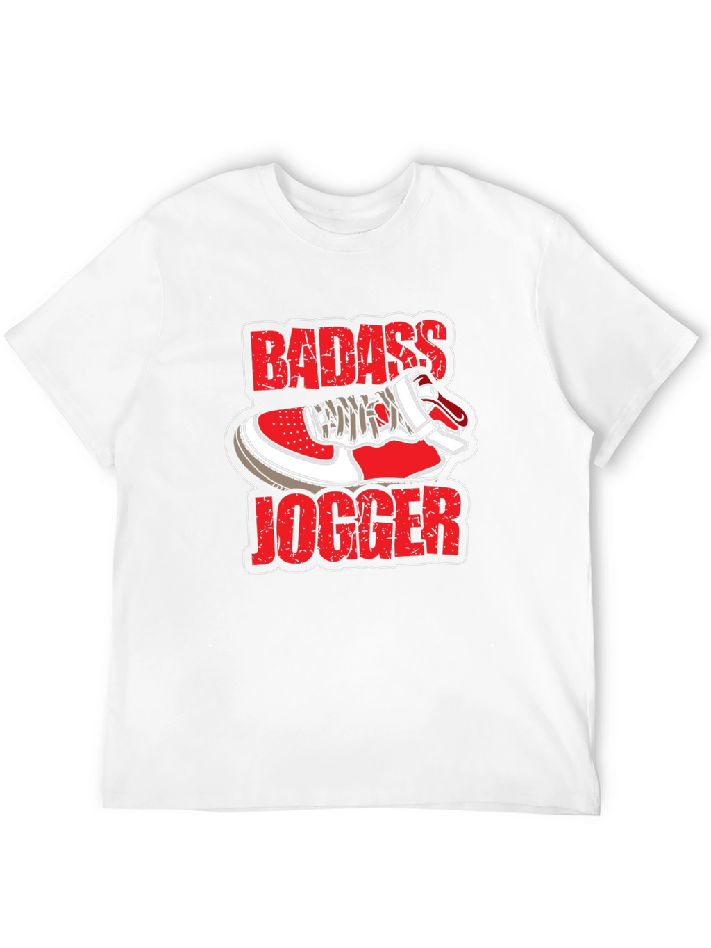 Badass Jogger T-Shirt - Cool Sneaker Design