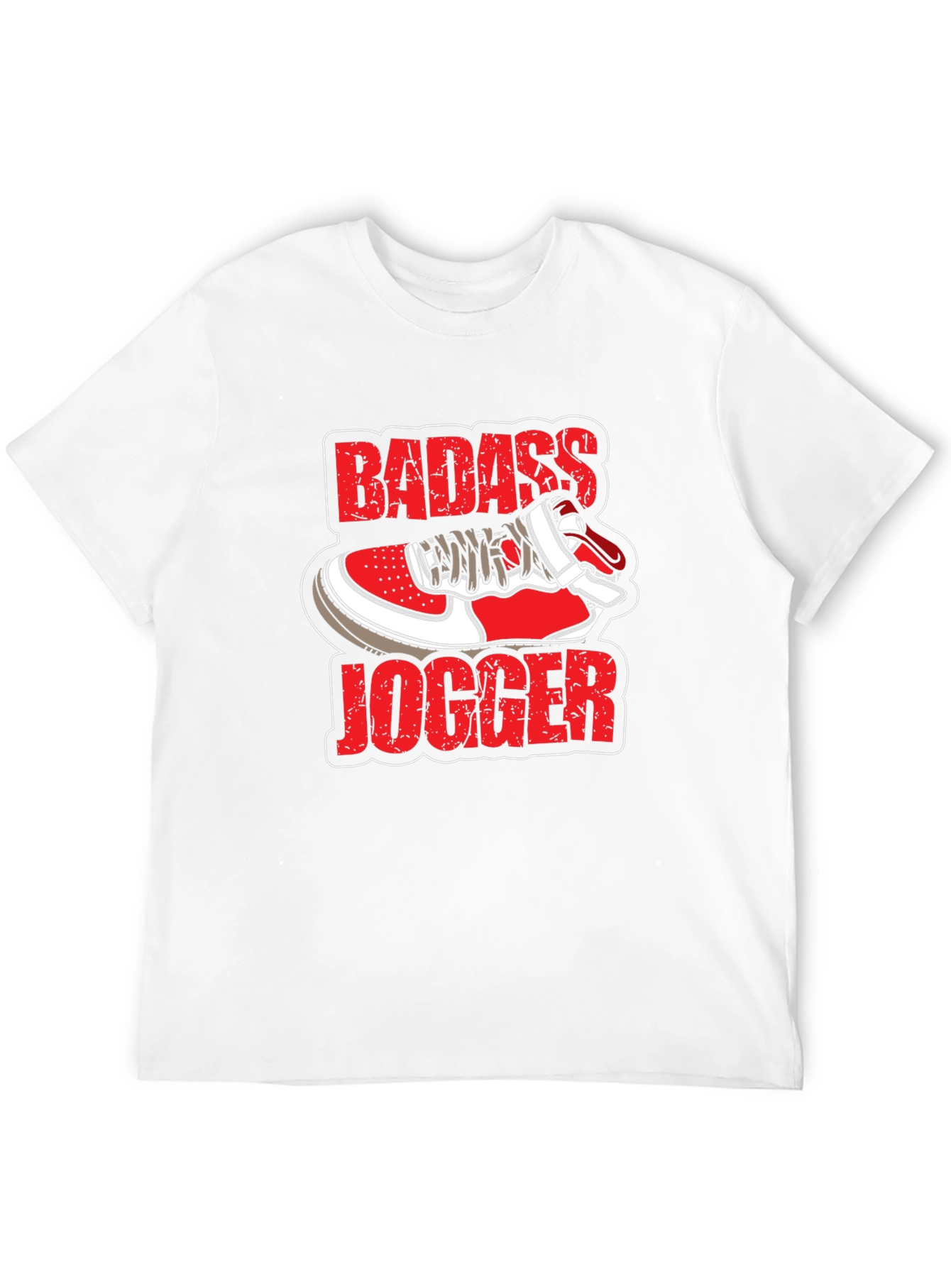 Badass Jogger T-Shirt - Cool Sneaker Design