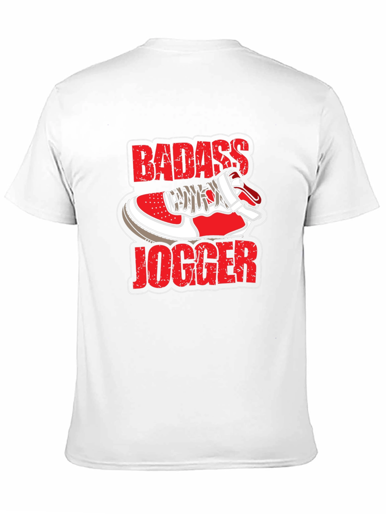 Badass Jogger T-Shirt - Cool Sneaker Design