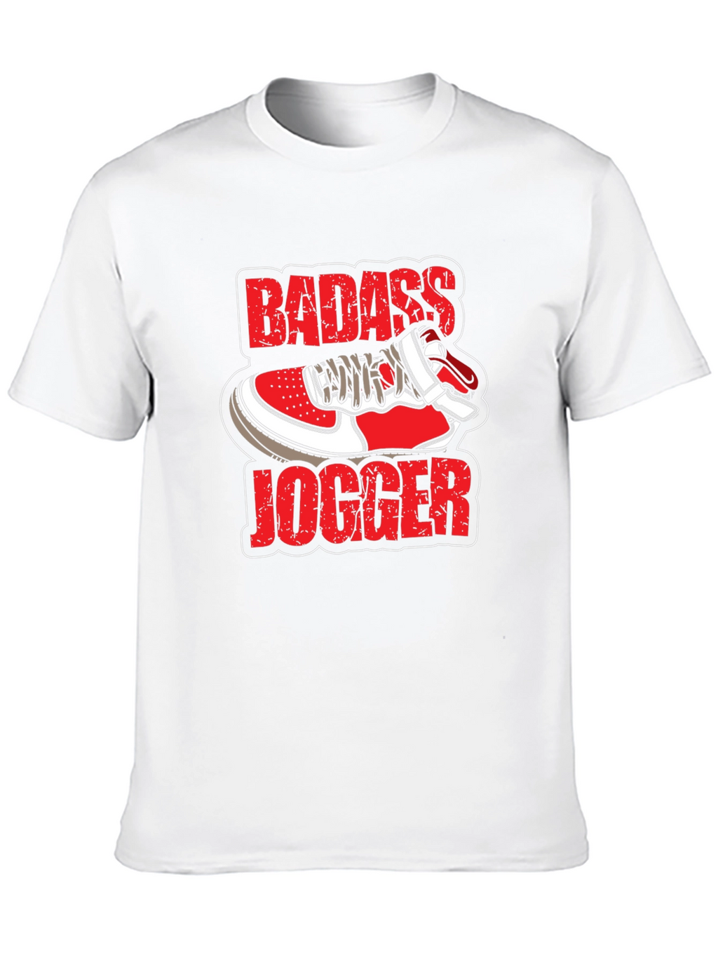 Badass Jogger T-Shirt - Cool Sneaker Design