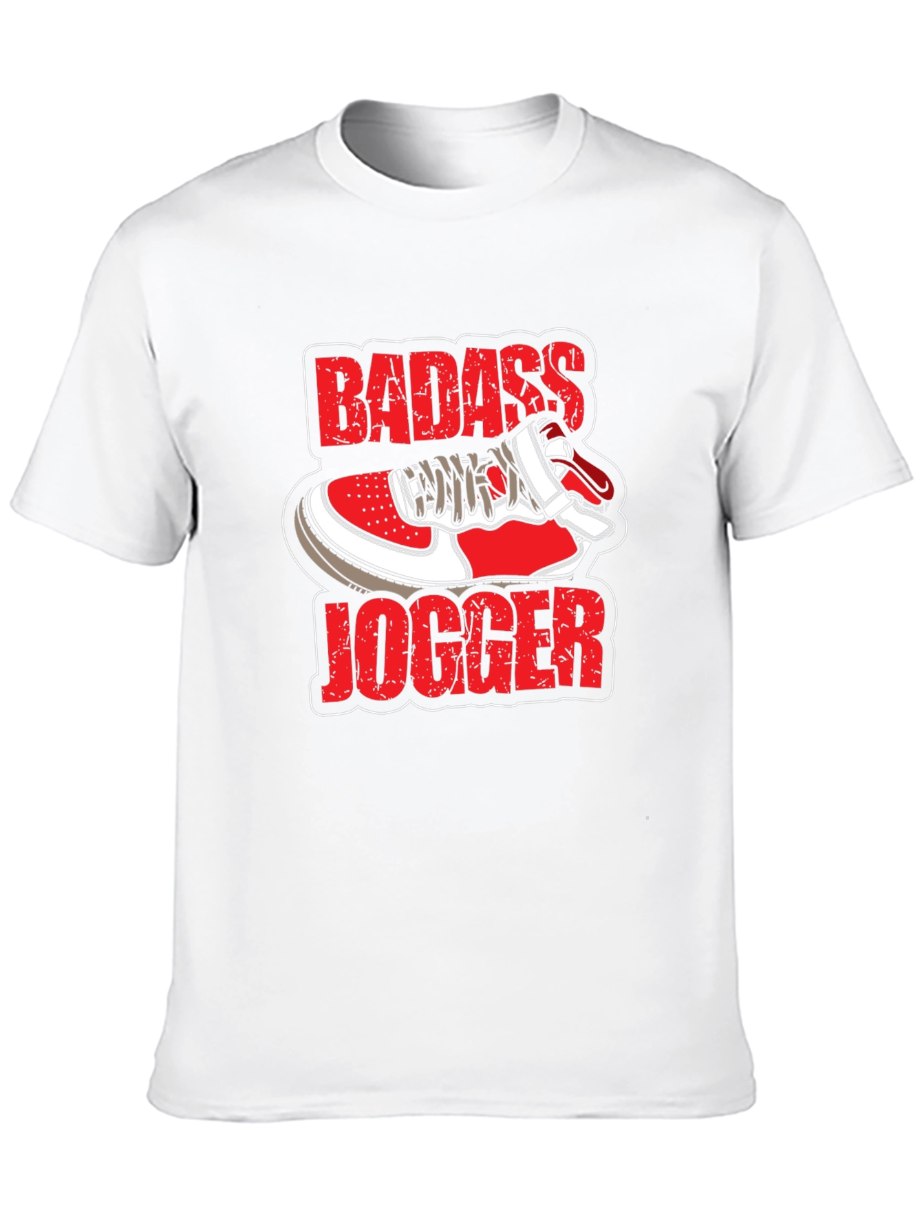 Badass Jogger T-Shirt - Cool Sneaker Design