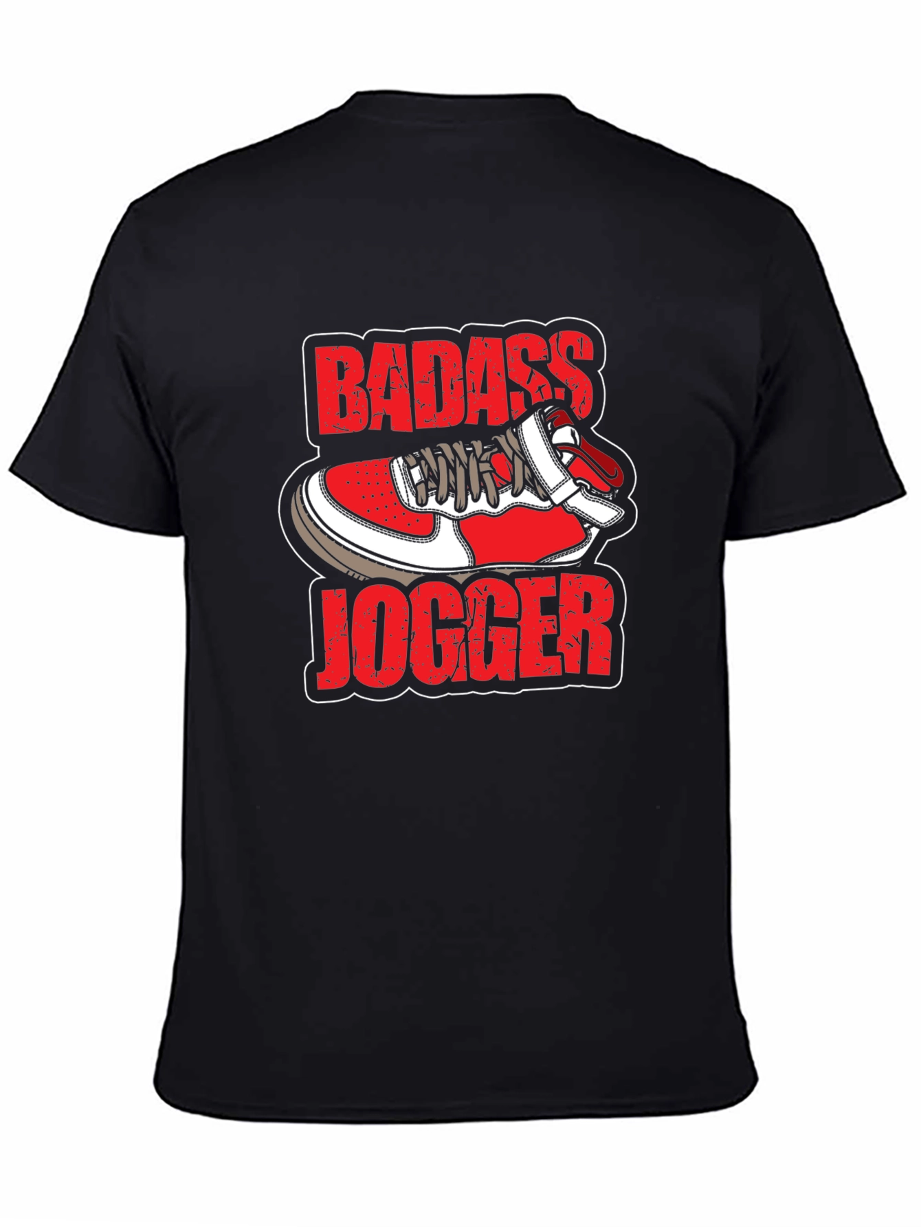 Badass Jogger T-Shirt - Cool Sneaker Design