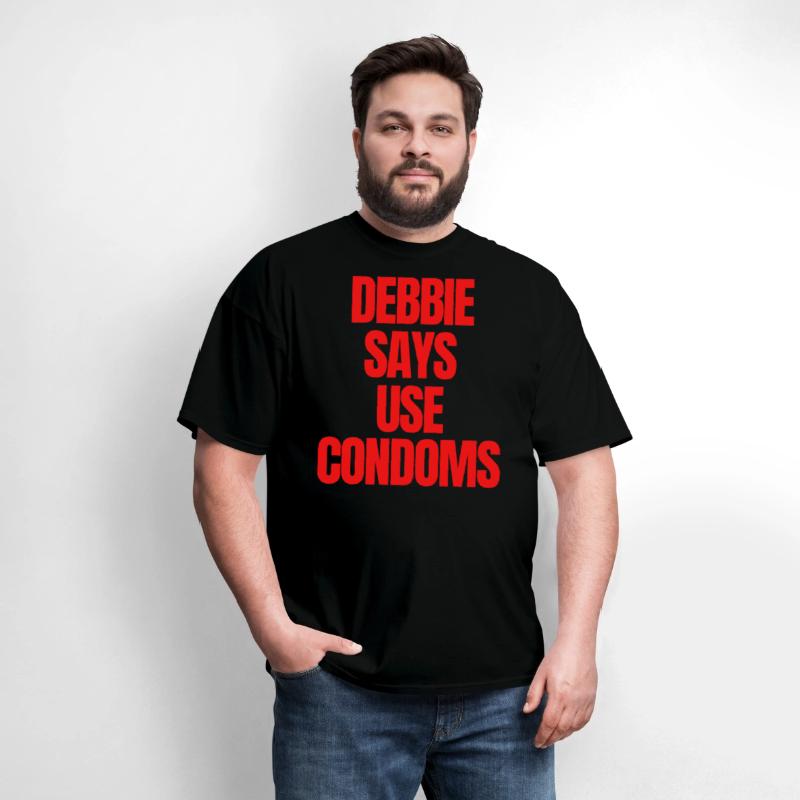 Debbie Says Use Condoms (red letters version)