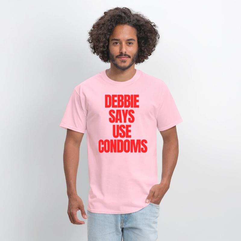 Debbie Says Use Condoms (red letters version)