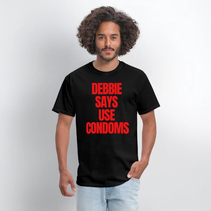 Debbie Says Use Condoms (red letters version)