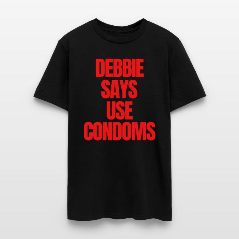 Debbie Says Use Condoms (red letters version)