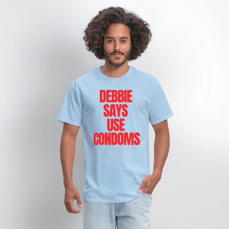 Debbie Says Use Condoms (red letters version)