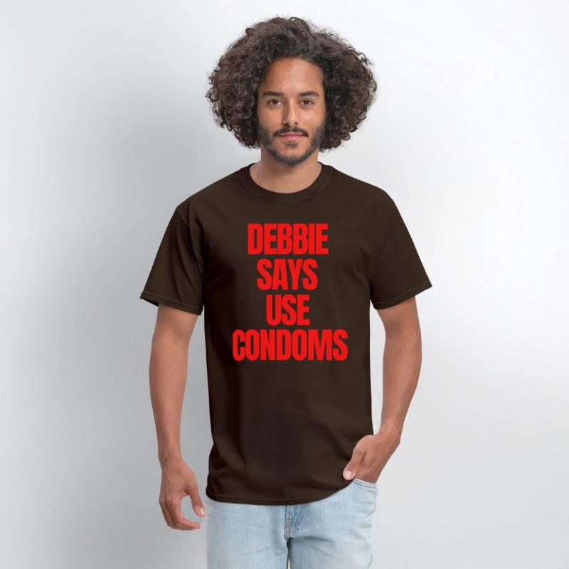 Debbie Says Use Condoms (red letters version)