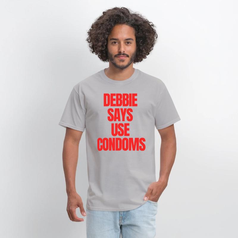 Debbie Says Use Condoms (red letters version)