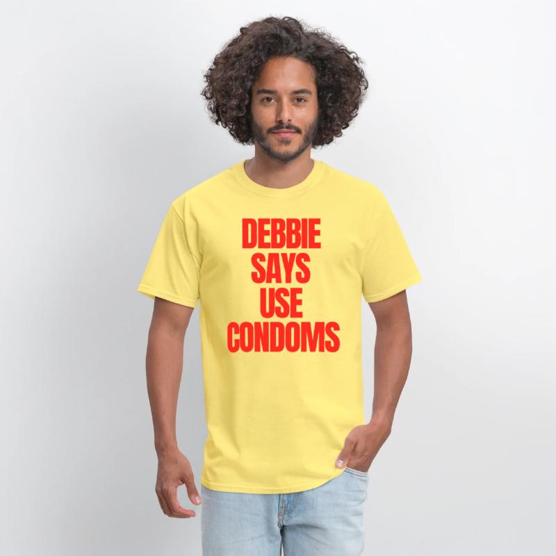 Debbie Says Use Condoms (red letters version)