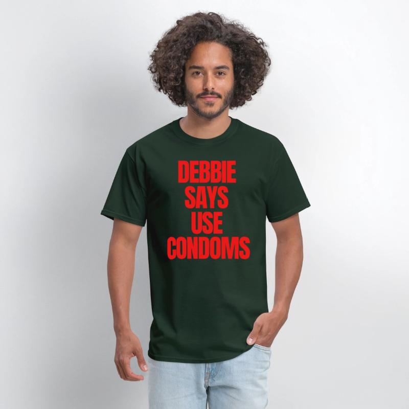 Debbie Says Use Condoms (red letters version)