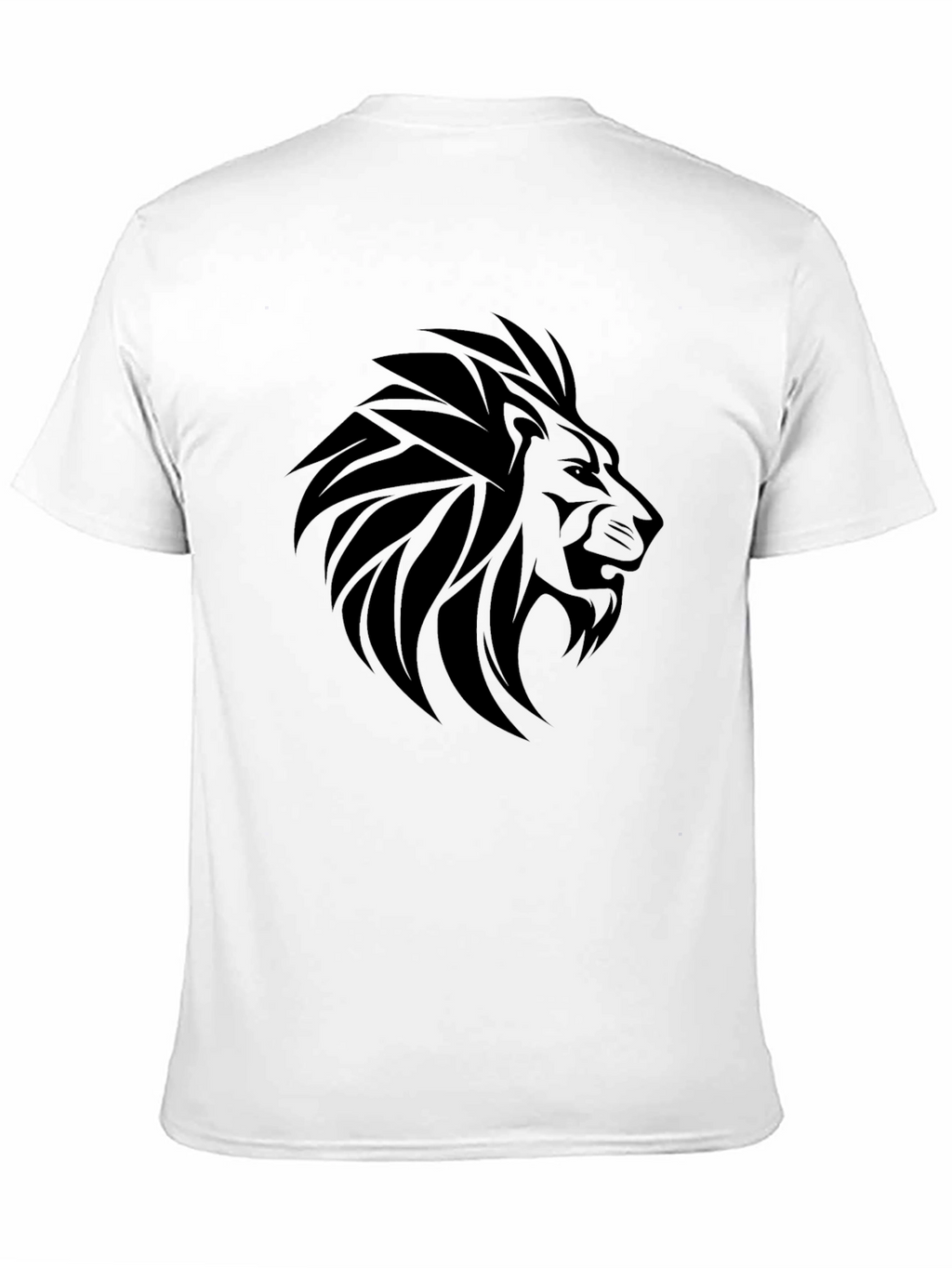 Lion Graphic Tee - Bold Black T-Shirt