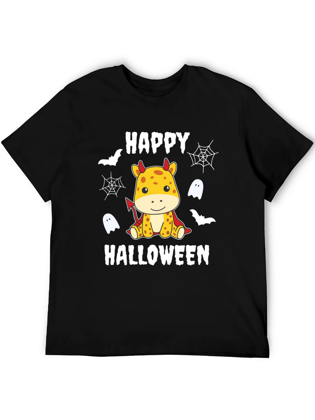Happy Halloween Giraffe Devil T-Shirt