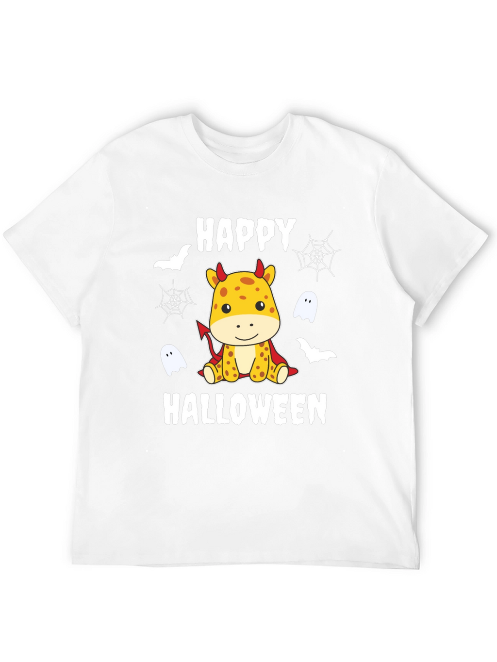 Happy Halloween Giraffe Devil T-Shirt