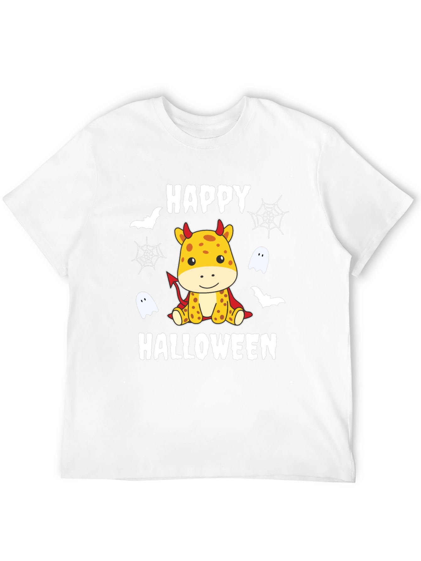 Happy Halloween Giraffe Devil T-Shirt