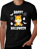 Happy Halloween Giraffe Devil T-Shirt