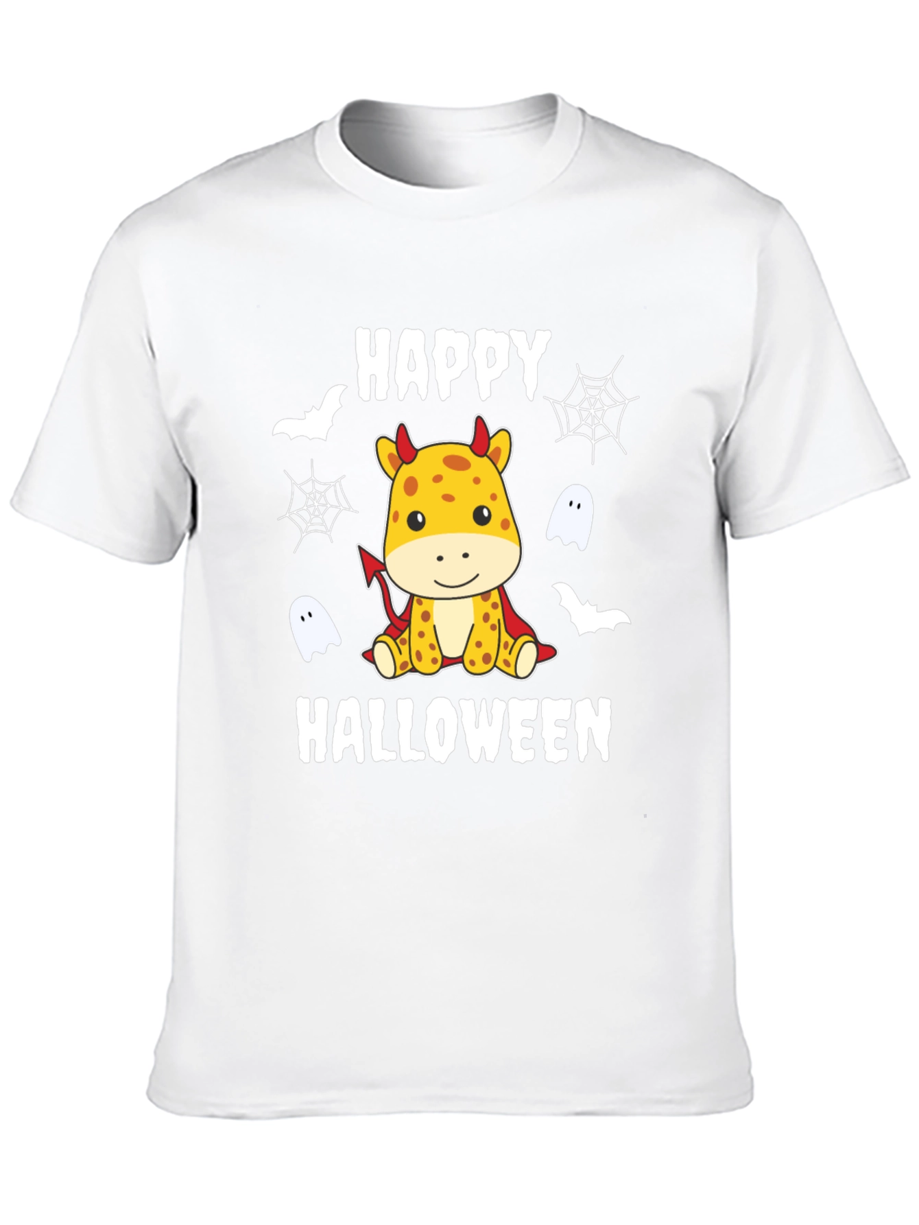 Happy Halloween Giraffe Devil T-Shirt