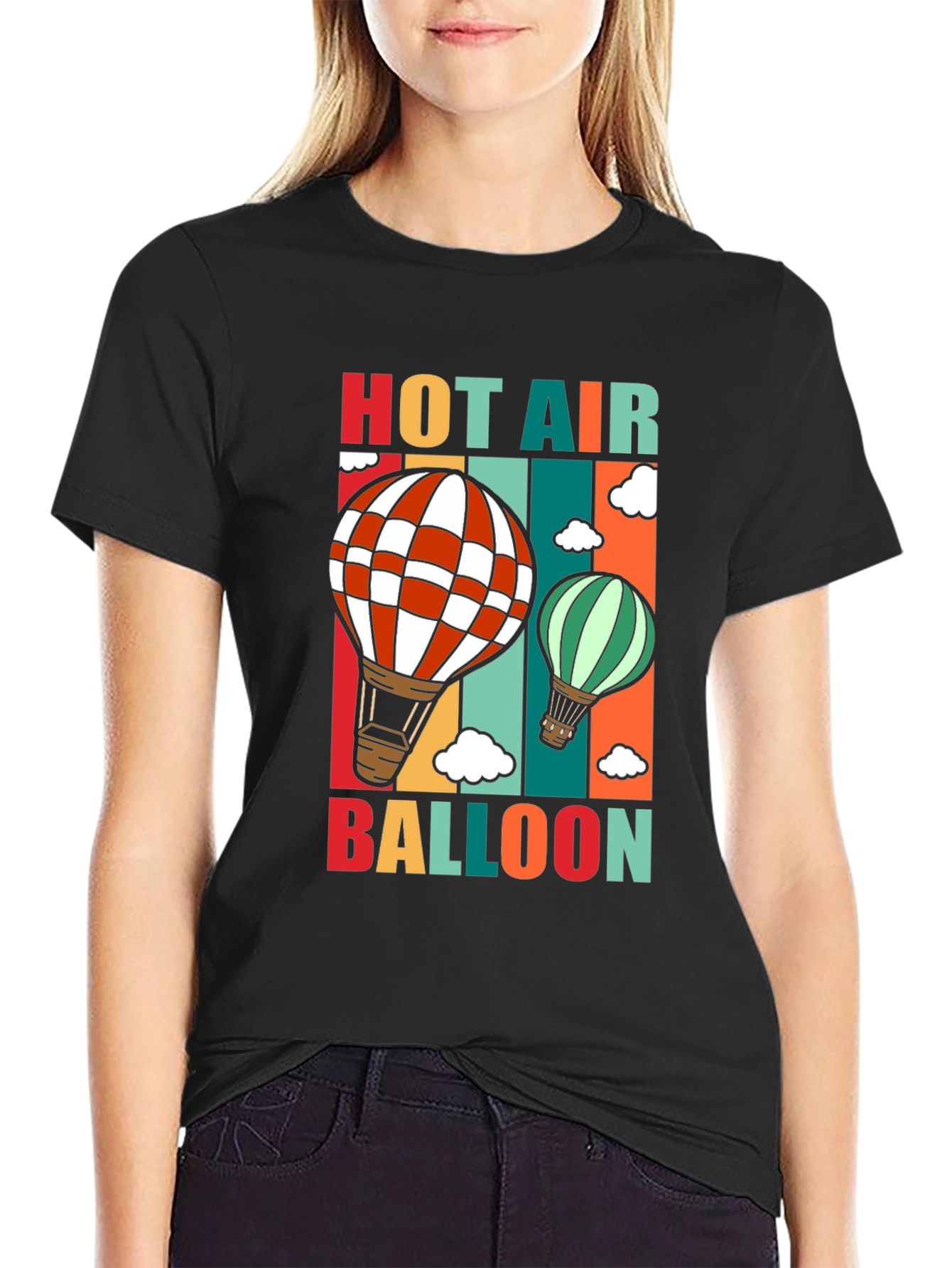 Hot Air Balloon Graphic Tee - Adventure Awaits