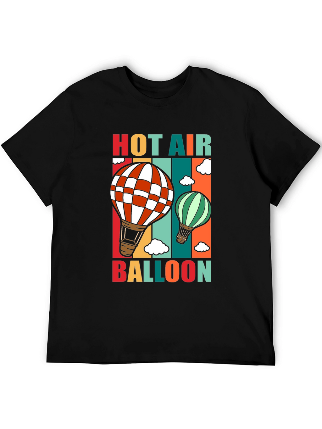 Hot Air Balloon Graphic Tee - Adventure Awaits